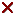 Red 'X' icon